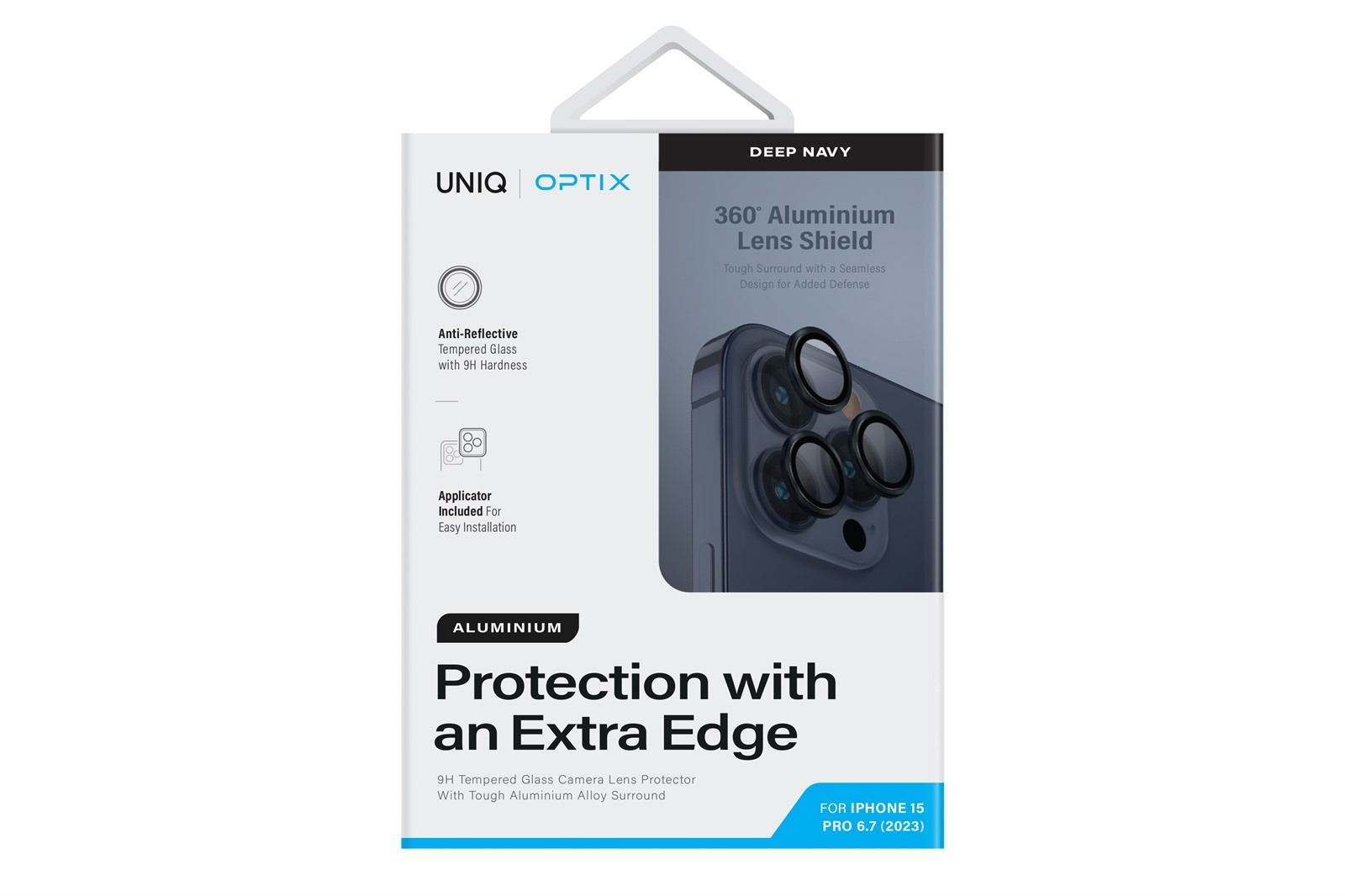 Miếng Dán Kính Cường Lực Camera Iphone 15 Pro Max Uniq